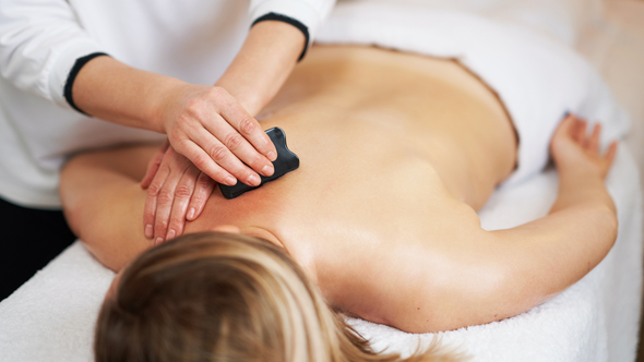 Gua Sha as part of acupuncture in langley treatment at Seraphim Health.